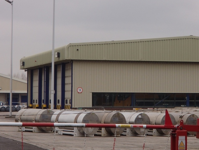 Containers of Uranium Hexaflouride- Springfields, Preston